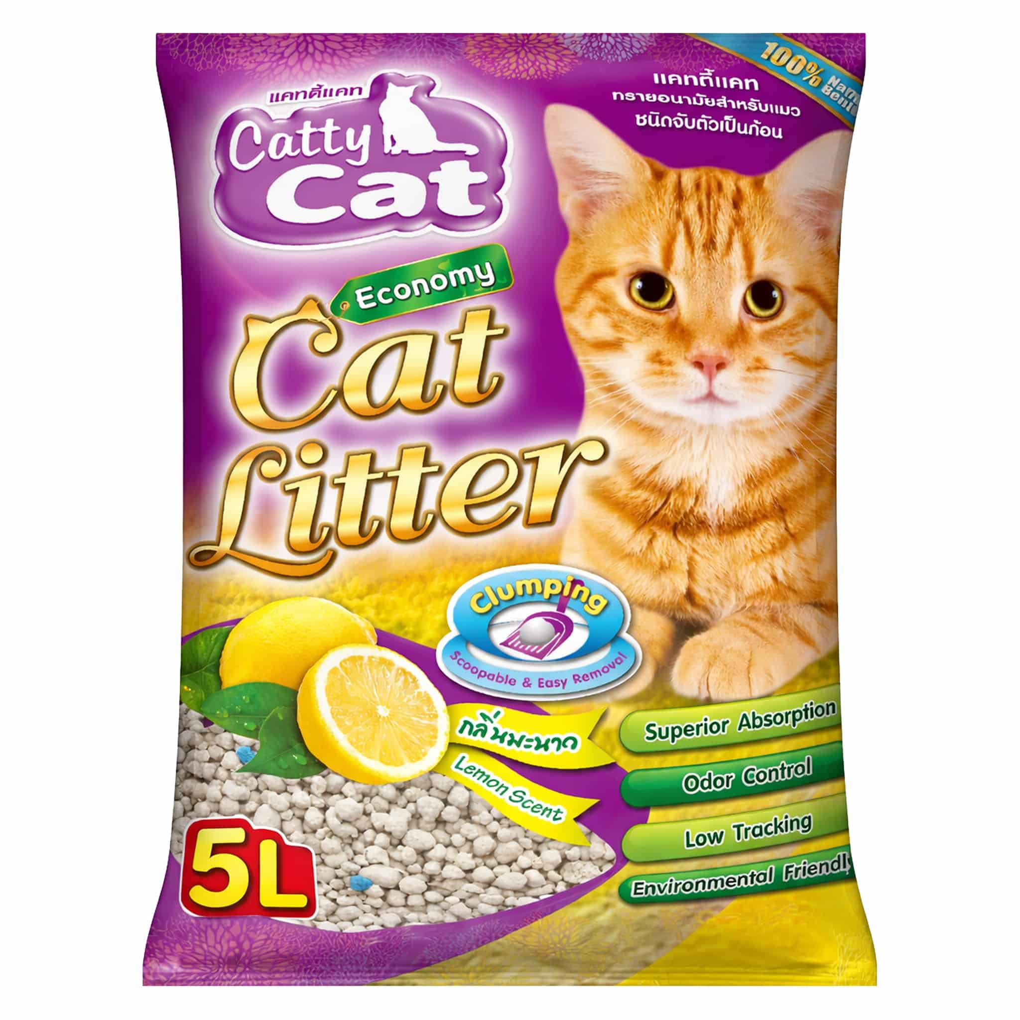 Catty Cat กลิ่นมะนาว 10 ลิตร