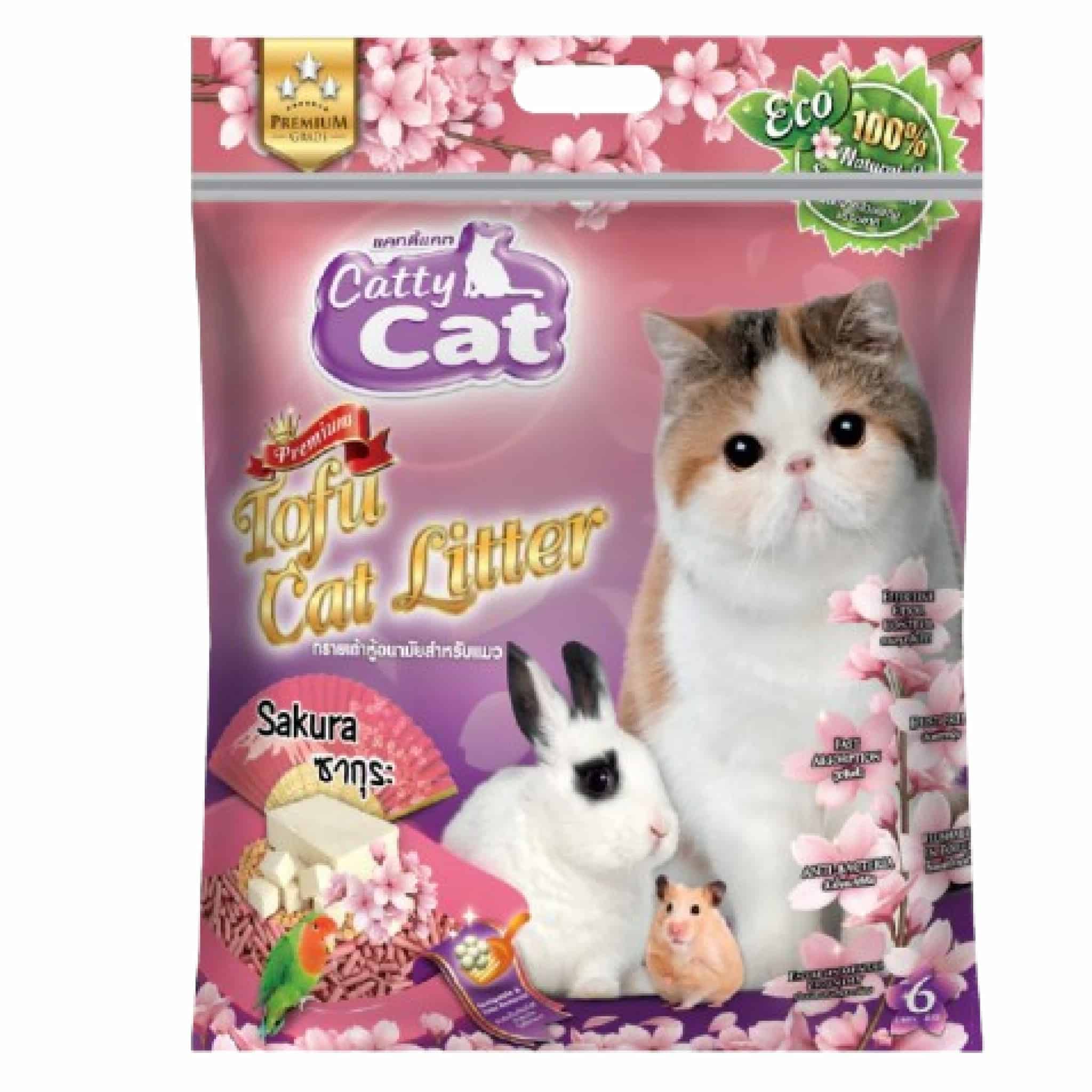 Catty Cat กลิ่นซากุระ 6 ลิตร