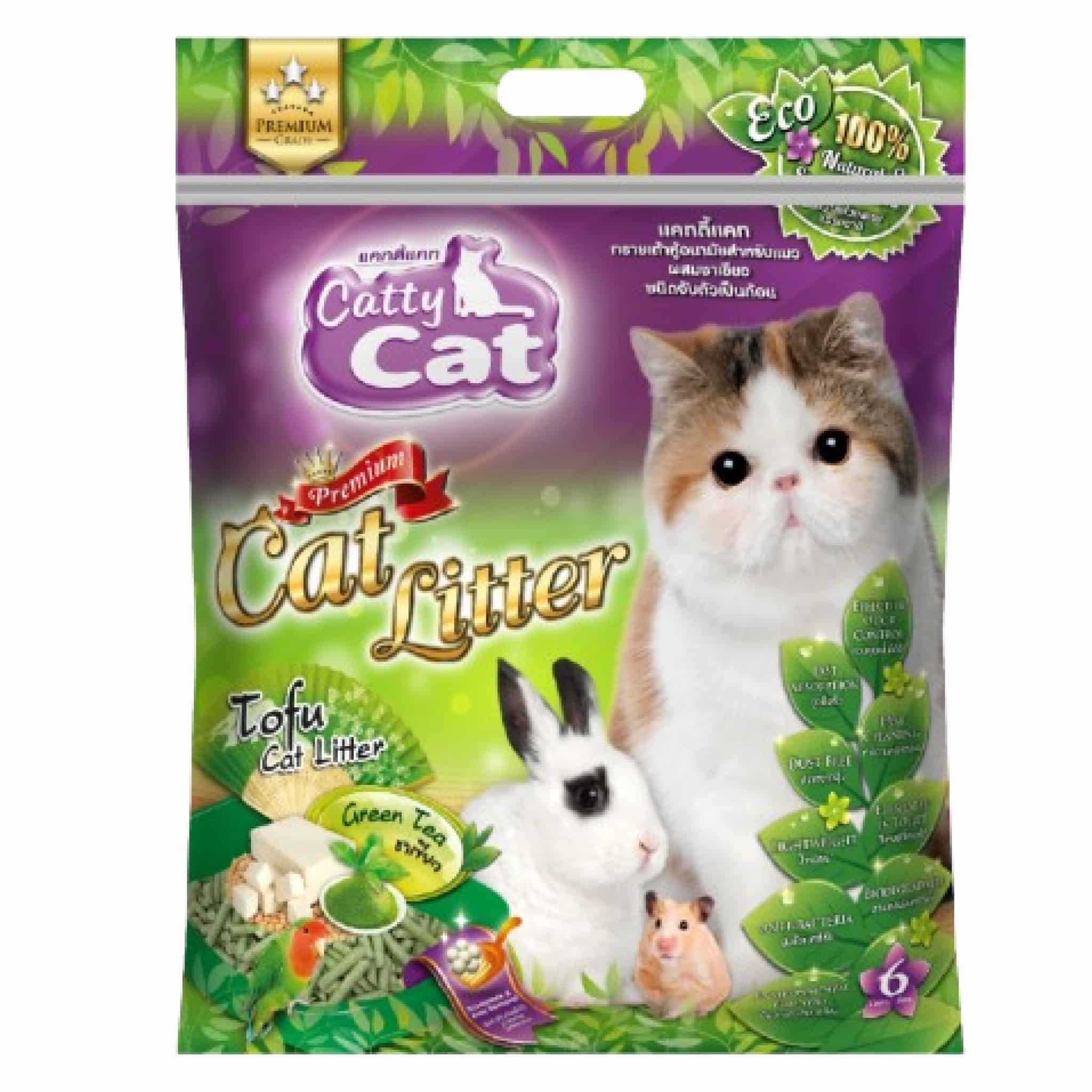 Catty Cat กลิ่นชาเขียว 6 ลิตร