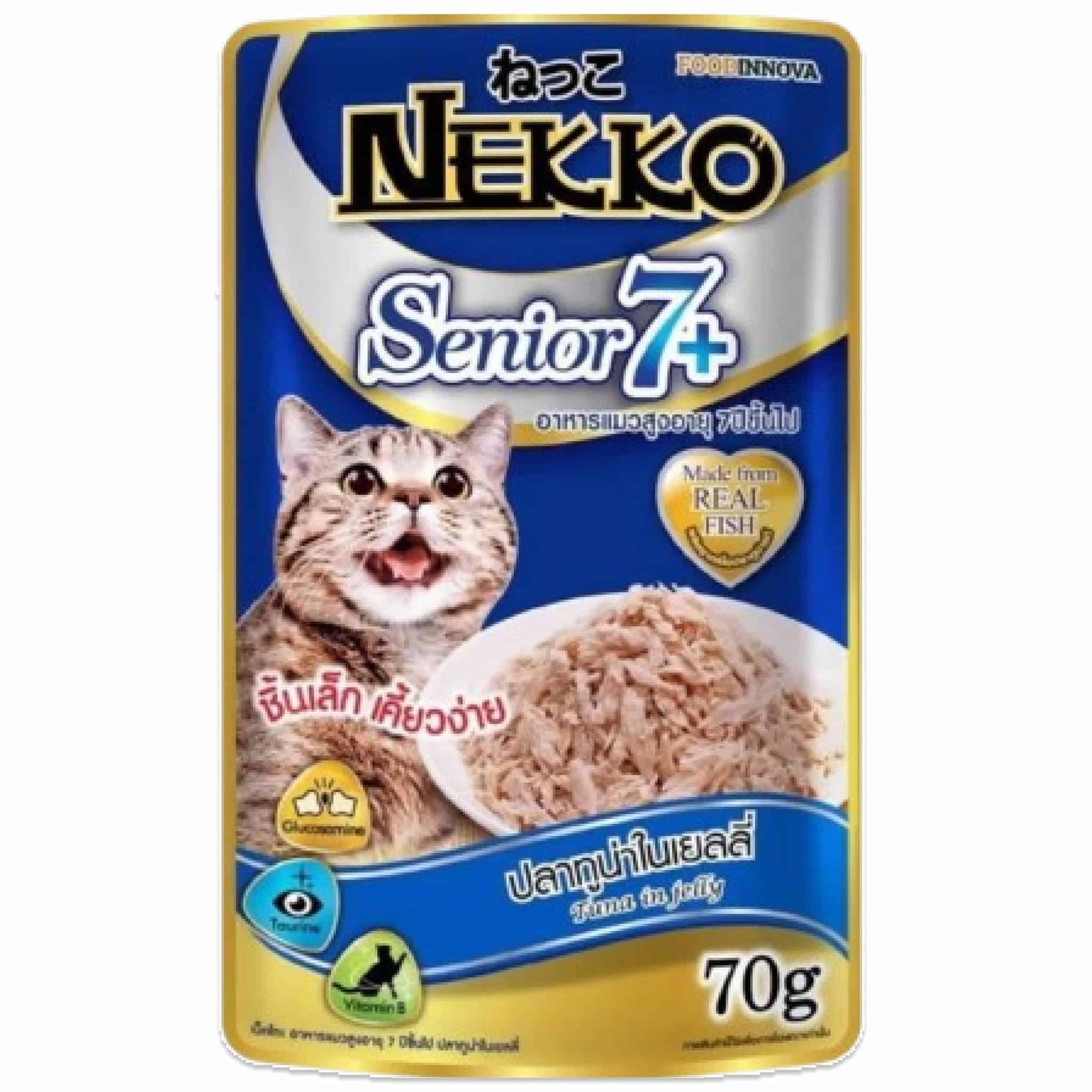 NEKKO ปลาทูน่าในเยลลี่ แมวสูงอายุ ( 7ปีขึ้นไป )