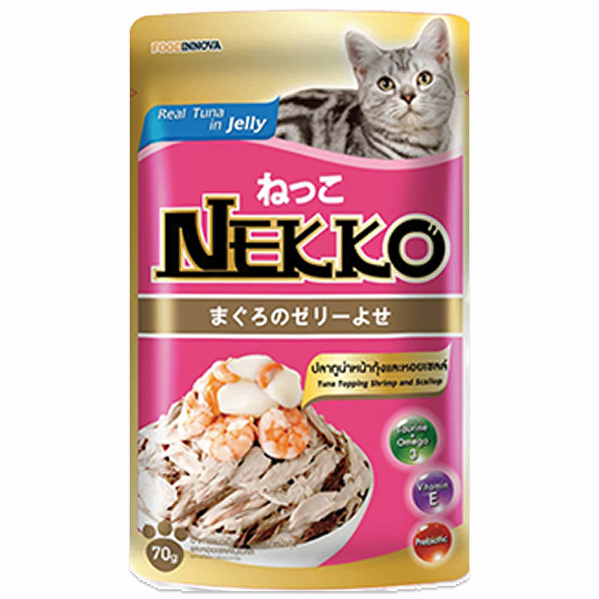 NEKKO ปลาทูน่าหน้ากุ้งและหอยเชลล์