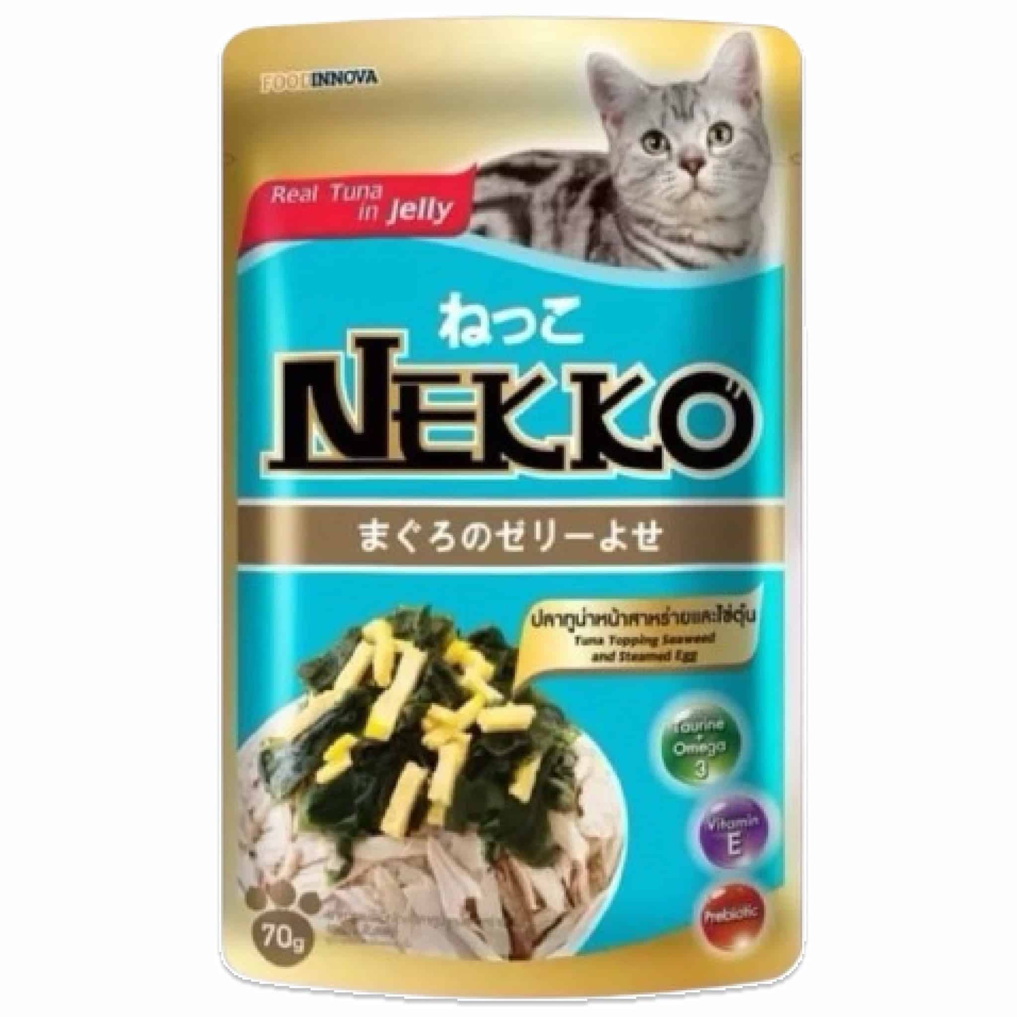 NEKKO ปลาทูน่าหน้าสาหร่ายและไข่ตุ๋น