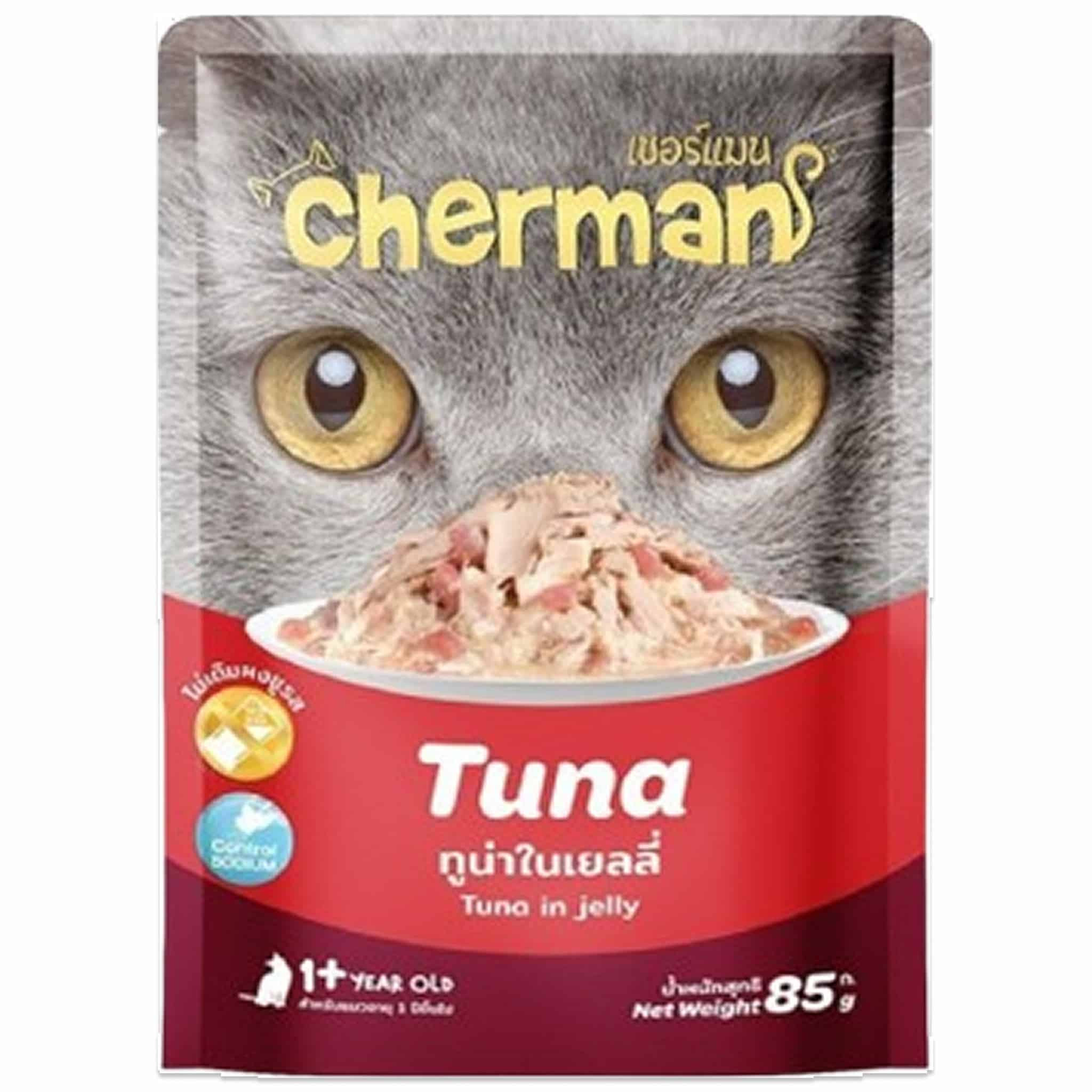 Cherman ทูน่าในเยลลี่ สำหรับ 1+
