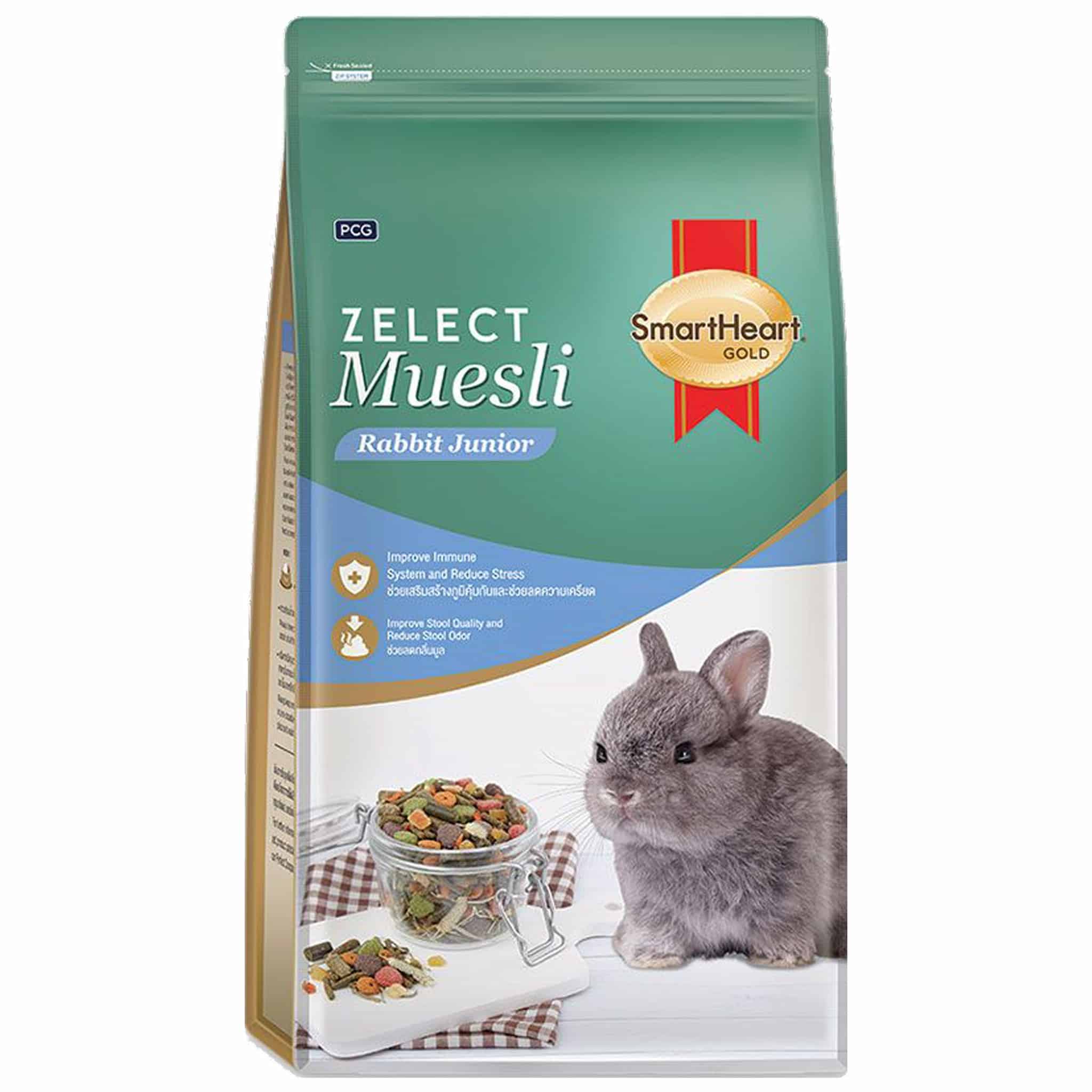 SmartHeart Gold Zelect Muesli สูตร Rabbit Junior