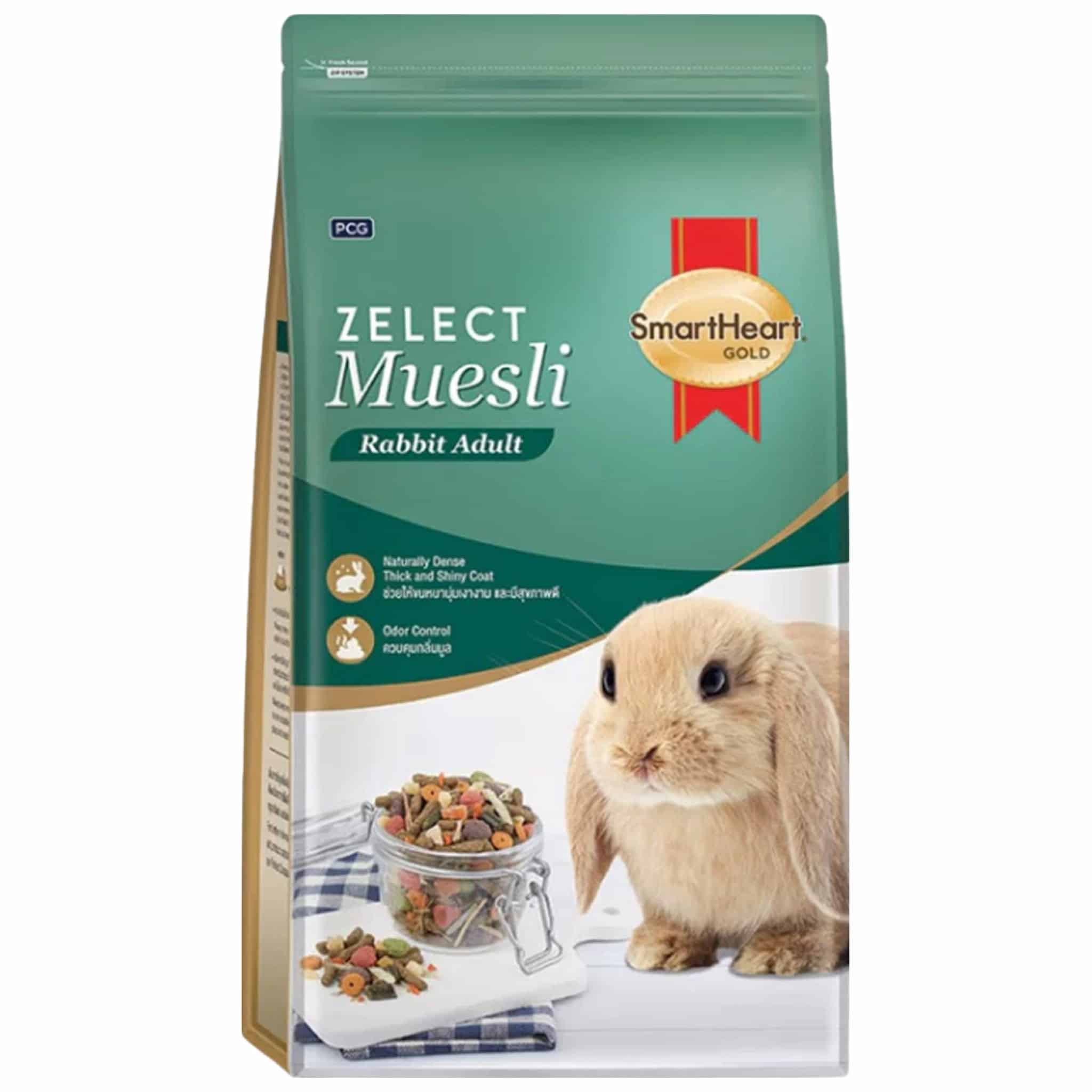 SmartHeart Gold Zelect Muesli สูตร Rabbit Adult