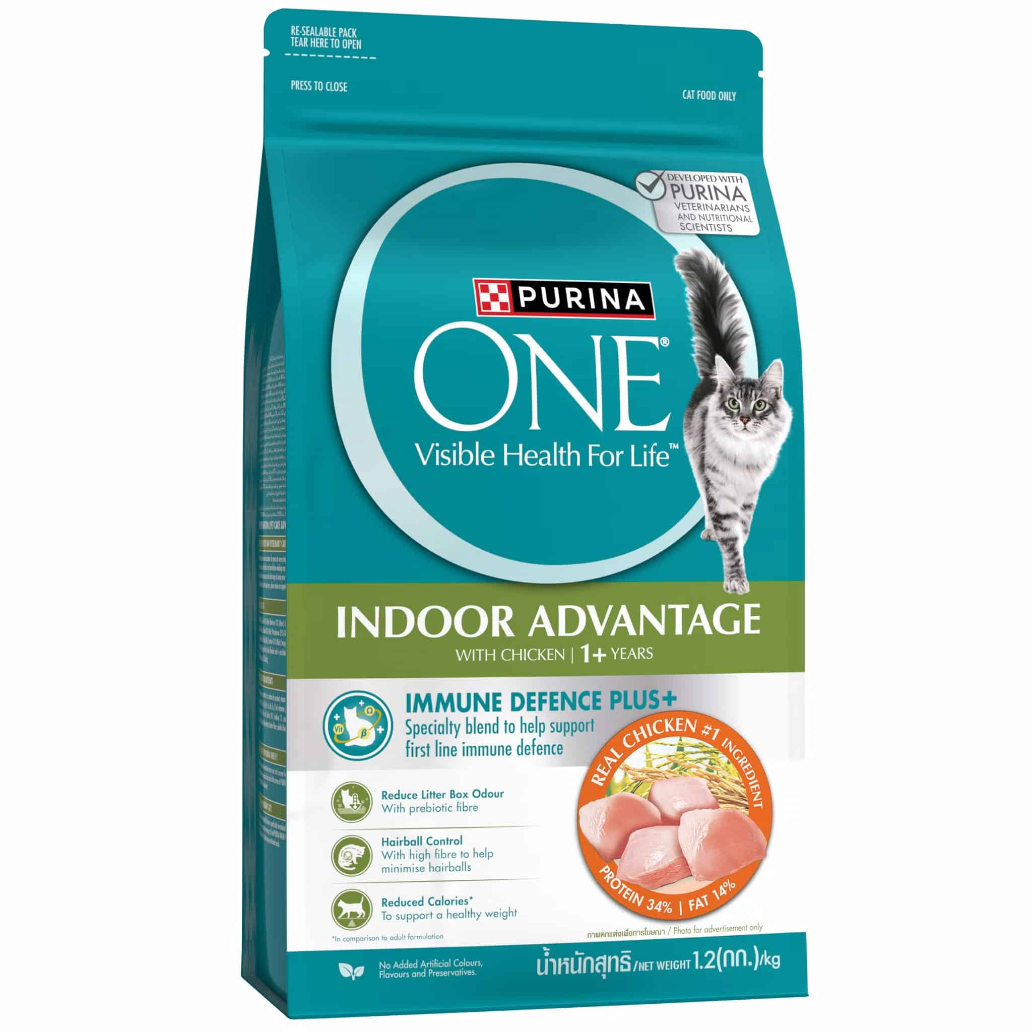 Purina One สูตรแมวโตเลี้ยงในบ้าน​ 380 กรัม