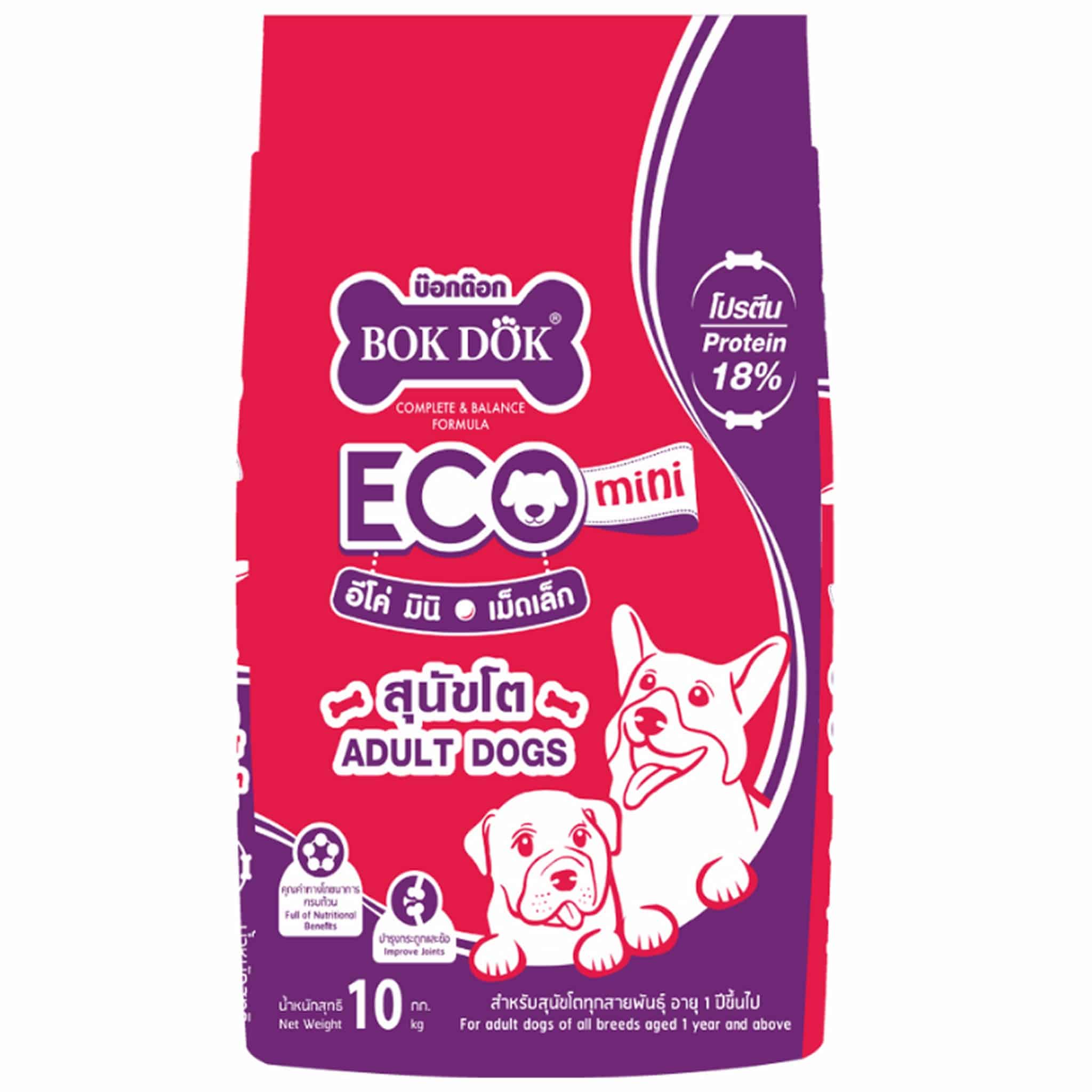 Bok Dok สุนัขโตพันธุ์เล็ก สูตรอีโค่ มินิ ECO Mini รสรวม