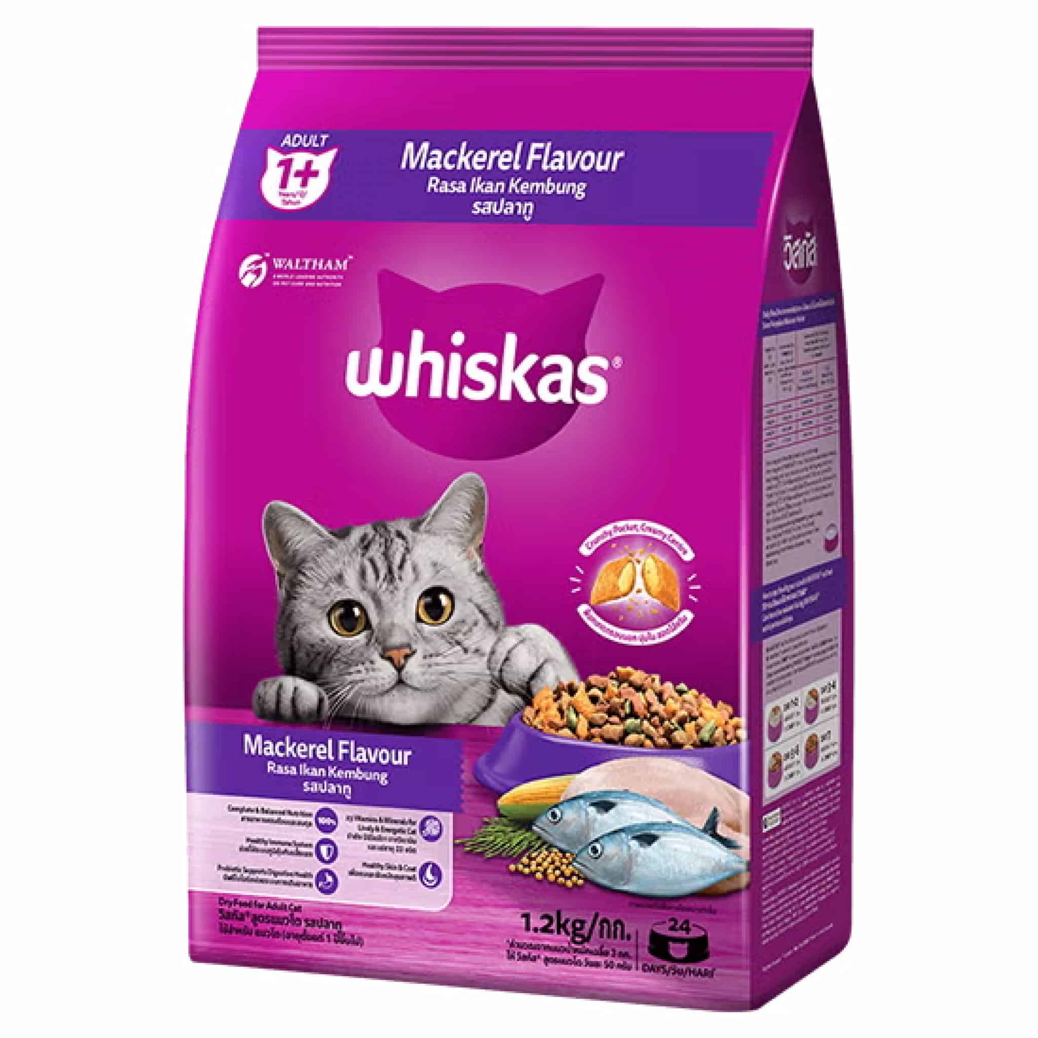 Whiskas สูตรแมวโต รสปลาทู 500 กรัม
