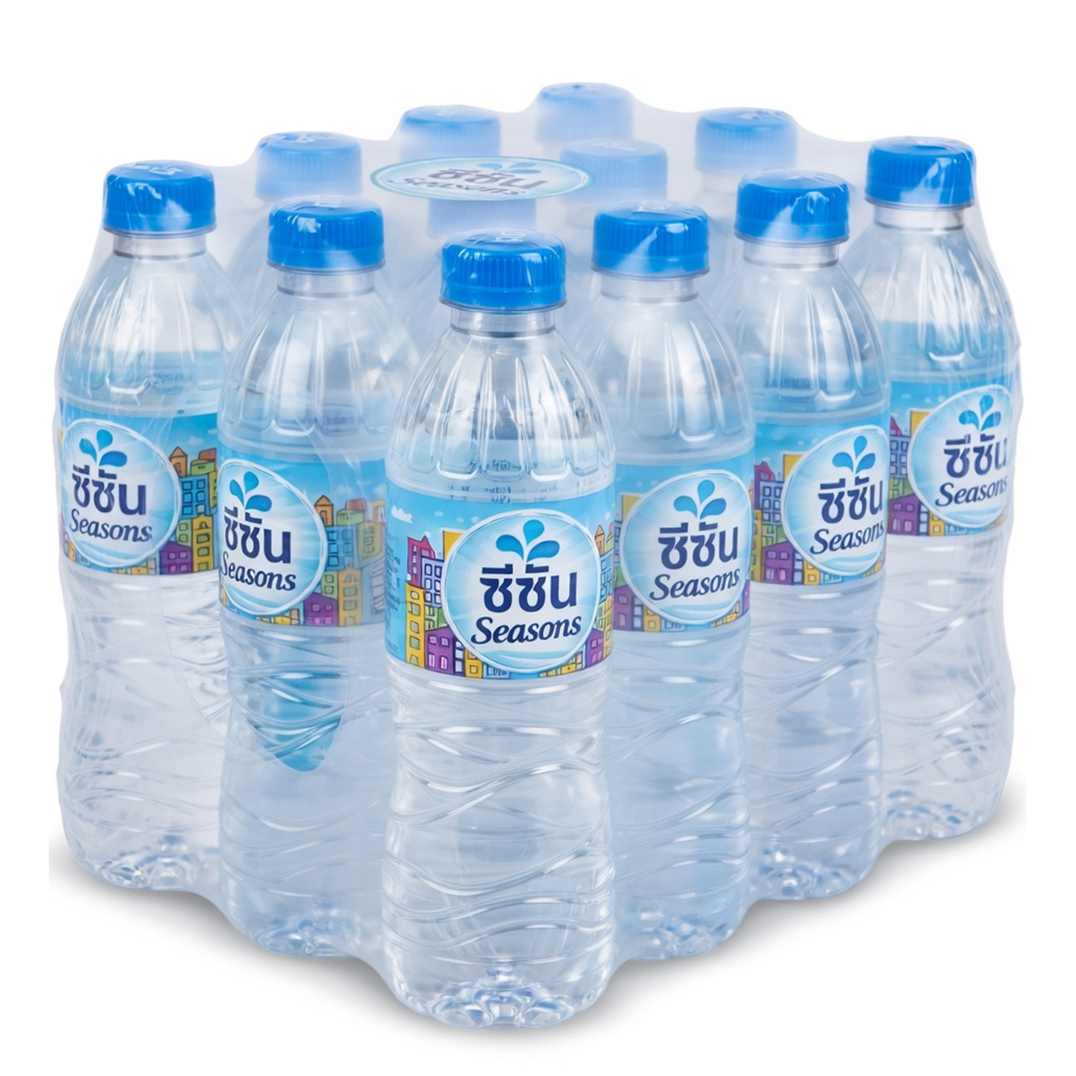 น้ำดื่มตราซีซัน 600 มล. 1*3 แพ็ค